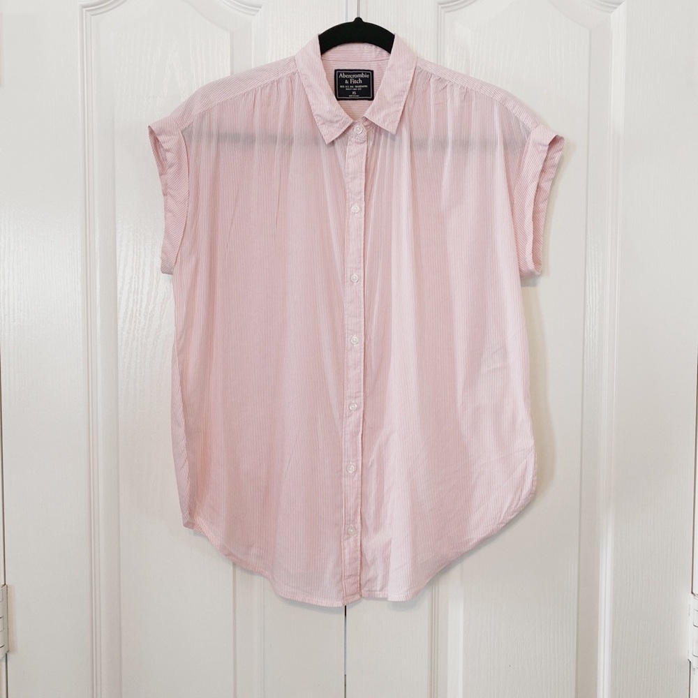 Abercrombie & Fitch Woman’s Striped Button Down Shirt Size XS